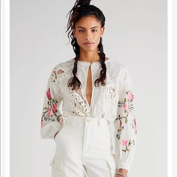 Free People Making Harmony Bodysuit Size Xs - Picture 3 of 15